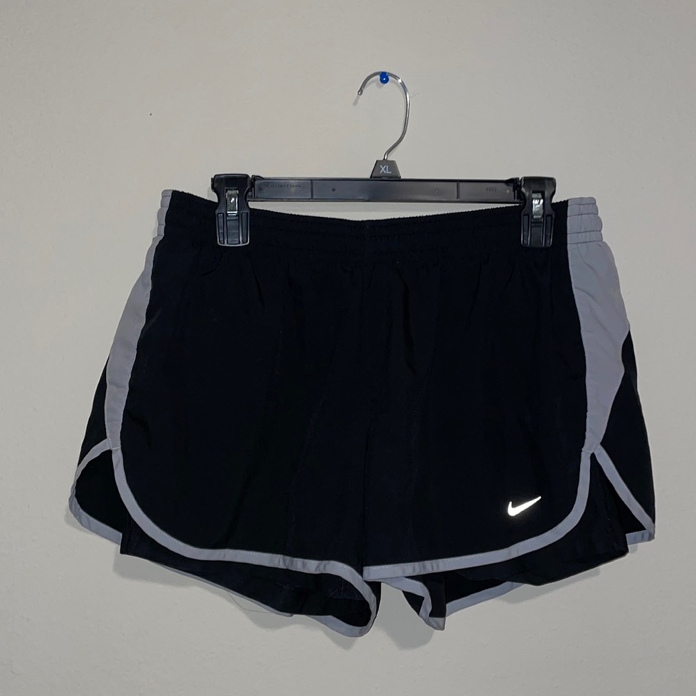 Nike black and grey compression/athletic shorts